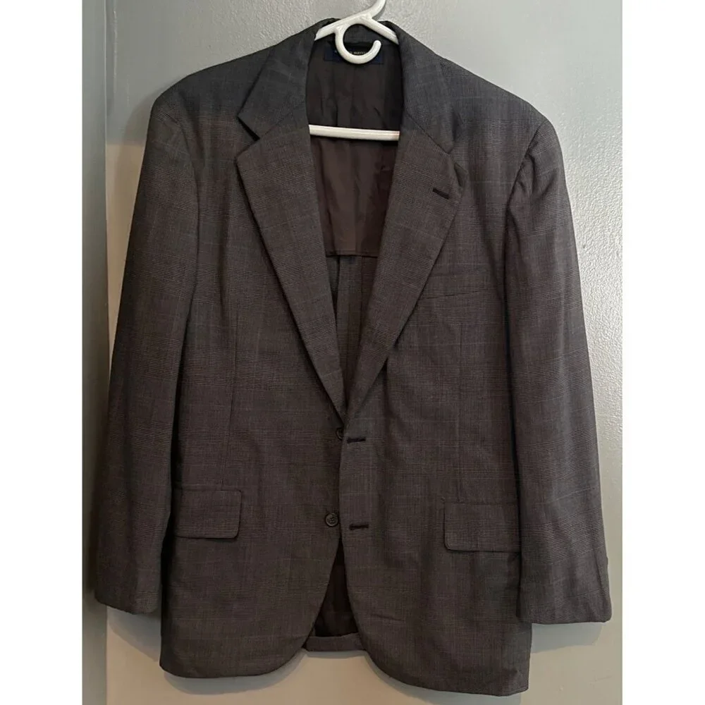 Brooks Brothers Men’s 40 Plaid Blazer Union Made USA Academia Preppy Classic